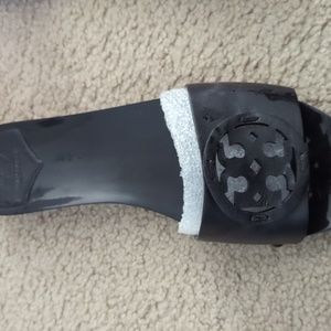 Tory Burch Black Slides